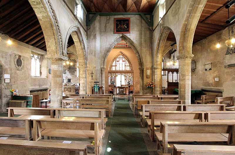 Inside St Mary's Church